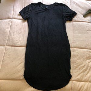 Windsor Black Suede Mini Dress (M)